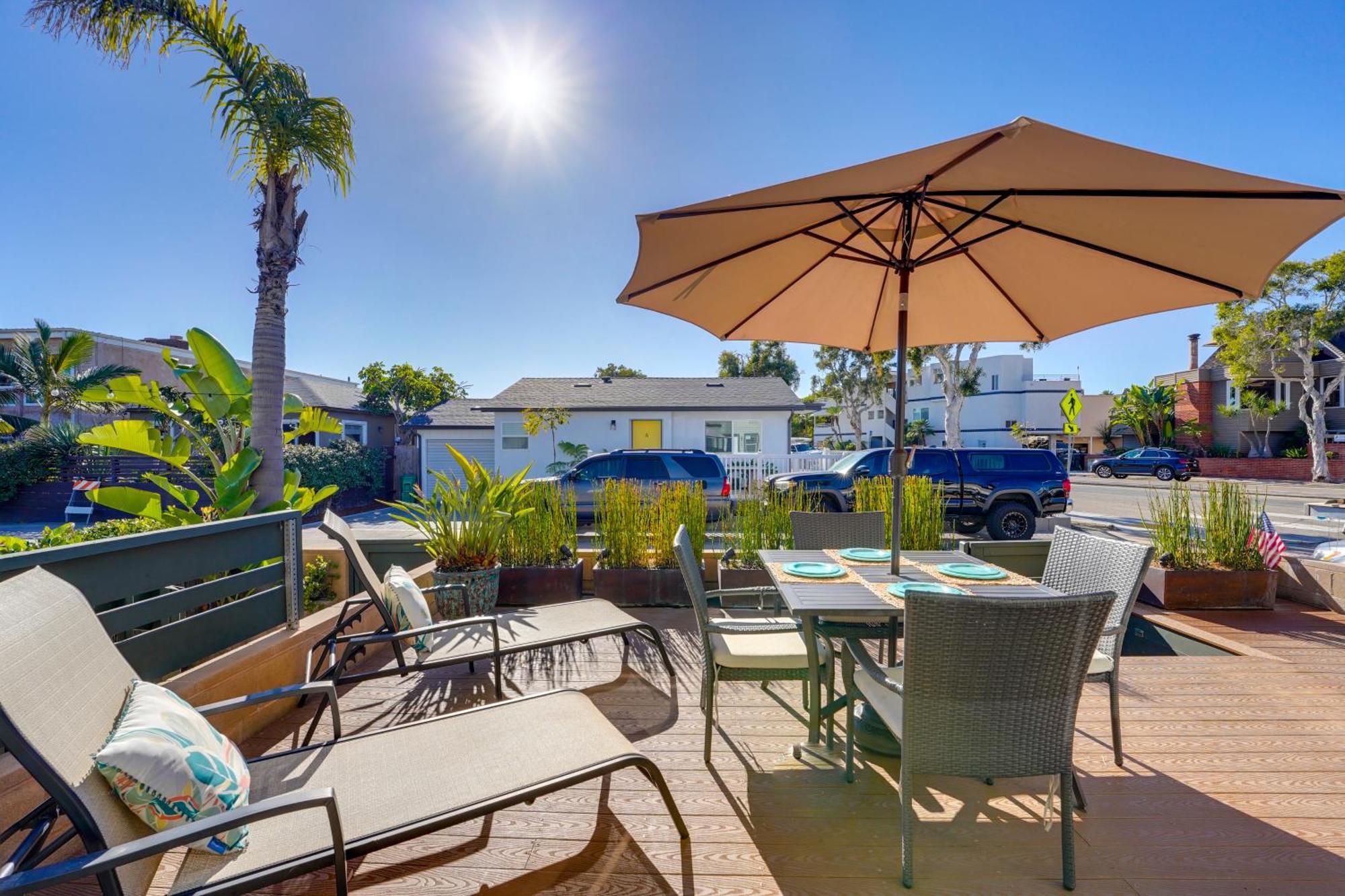 Stunning Beach Home - Large Patio, Parking, Ac & Dog Friendly! San Diego Exteriör bild
