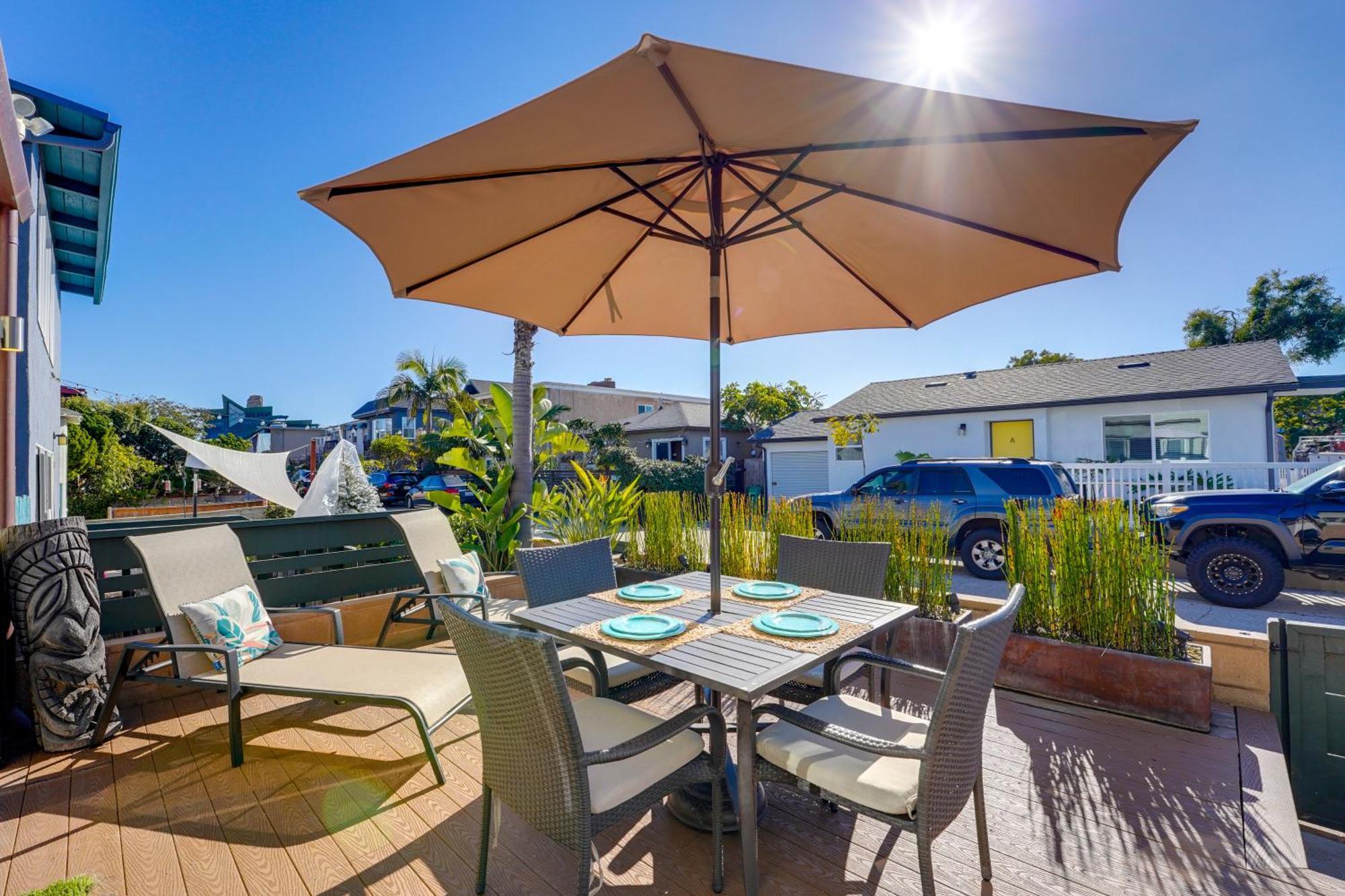 Stunning Beach Home - Large Patio, Parking, Ac & Dog Friendly! San Diego Exteriör bild