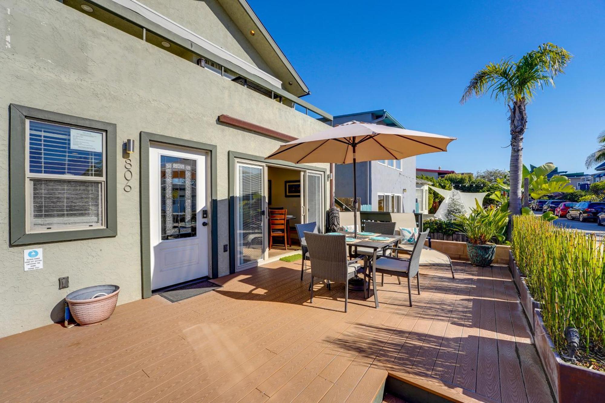 Stunning Beach Home - Large Patio, Parking, Ac & Dog Friendly! San Diego Exteriör bild
